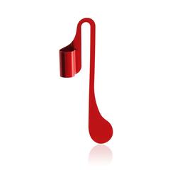 Vue Marque Pages Melby de couleur rouge| Krokrodeal