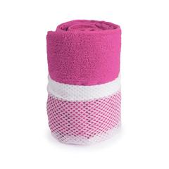 Vue Serviette Absorbante Gymnasio de couleur rose| Krokrodeal