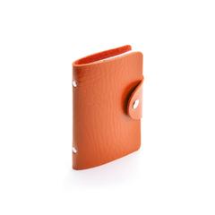 Vue Porte-Cartes Midel de couleur orange| Krokrodeal