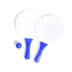 Vue Raquette Plage Cupsol de couleur bleu| Krokrodeal