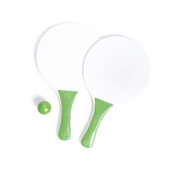 Vue Raquette Plage Cupsol de couleur vert| Krokrodeal