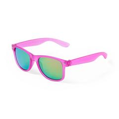 Vue Lunettes de Soleil Nival de couleur rose| Krokrodeal