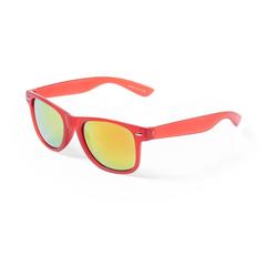 Vue Lunettes de Soleil Nival de couleur rouge| Krokrodeal