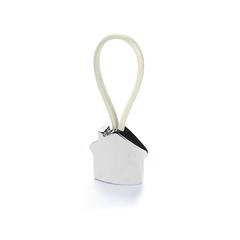Vue Porte-Clés Bolky de couleur blanc| Krokrodeal