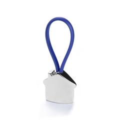 Vue Porte-Clés Bolky de couleur bleu| Krokrodeal