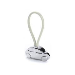 Vue Porte-Clés Rizet de couleur blanc| Krokrodeal