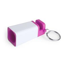 Vue Haut-Parleurs Porte-Clés Holys de couleur rose| Krokrodeal