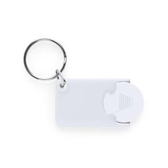 Vue Porte-Clés Monnaie Zabax de couleur blanc| Krokrodeal