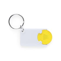 Vue Porte-Clés Monnaie Zabax de couleur jaune| Krokrodeal