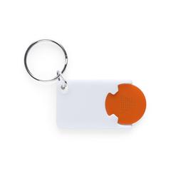 Vue Porte-Clés Monnaie Zabax de couleur orange| Krokrodeal