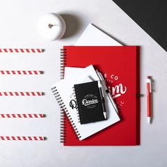 Vue Cahier Pilaf de couleur bleu| Krokrodeal