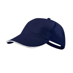 Vue Casquette Kisse de couleur bleu| Krokrodeal