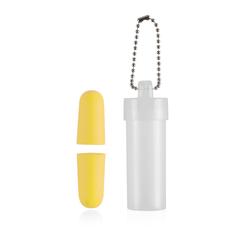 Vue Bouchons Antibruit Panoss de couleur jaune| Krokrodeal