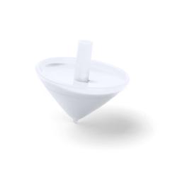 Vue Toupie Buddy de couleur blanc| Krokrodeal