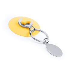 Vue Porte-Clés Monnaie Coltax de couleur jaune| Krokrodeal