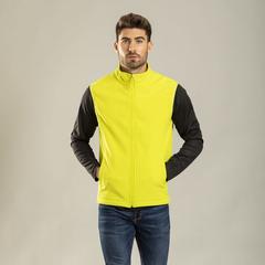 Vue Gilet Balmax de couleur bleu| Krokrodeal