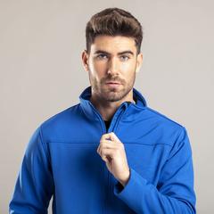 Vue Veste Baidok de couleur bleu| Krokrodeal