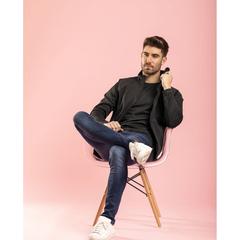 Vue Veste Baidok de couleur bleu| Krokrodeal