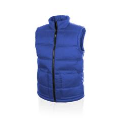 Vue Gilet Tansy de couleur bleu| Krokrodeal