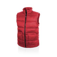 Vue Gilet Tansy de couleur rouge| Krokrodeal
