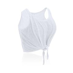 Vue T-Shirt Femme Slem de couleur blanc| Krokrodeal