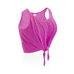 Vue T-Shirt Femme Slem de couleur rose| Krokrodeal