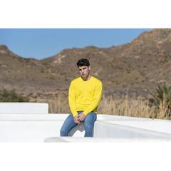 Vue Sweat-Shirt Technique Adulte Kroby de couleur blanc| Krokrodeal