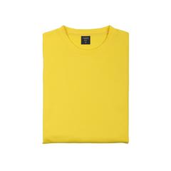 Vue Sweat-Shirt Technique Adulte Kroby de couleur jaune| Krokrodeal