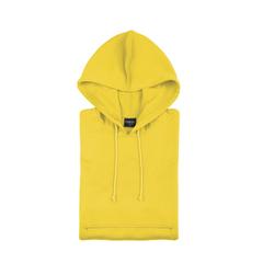 Vue Sweat-Shirt Technique Adulte Theon de couleur jaune| Krokrodeal