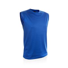 Vue T-Shirt Adulte Sunit de couleur bleu| Krokrodeal