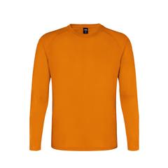 Vue T-Shirt Adulte Tecnik Maik de couleur orange| Krokrodeal