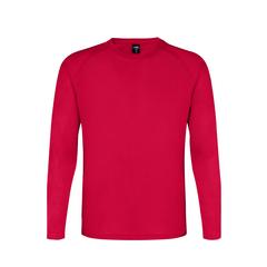 Vue T-Shirt Adulte Tecnik Maik de couleur rouge| Krokrodeal