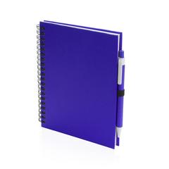 Vue Cahier Koguel de couleur bleu| Krokrodeal