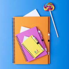 Vue Cahier Tecnar de couleur blanc| Krokrodeal