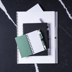 Vue Cahier Tecnar de couleur blanc| Krokrodeal