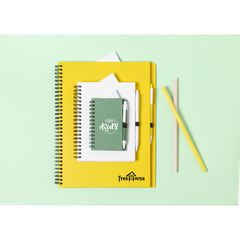 Vue Cahier Tecnar de couleur blanc| Krokrodeal
