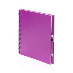 Vue Cahier Tecnar de couleur rose| Krokrodeal