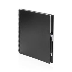 Vue Cahier Tecnar de couleur noir| Krokrodeal