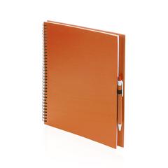 Vue Cahier Tecnar de couleur orange| Krokrodeal
