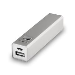 Vue Power Bank Thazer de couleur gris| Krokrodeal