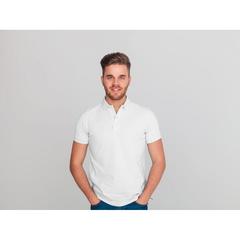 Vue Polo Bartel Blanco de couleur blanc| Krokrodeal