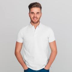 Vue générale Polo Bartel Blanco | Krokrodeal