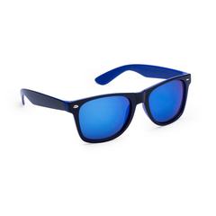 Vue Lunettes de Soleil Gredel de couleur bleu| Krokrodeal
