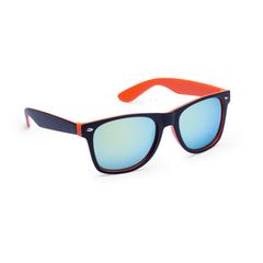Vue Lunettes de Soleil Gredel de couleur orange| Krokrodeal