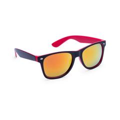 Vue Lunettes de Soleil Gredel de couleur rouge| Krokrodeal