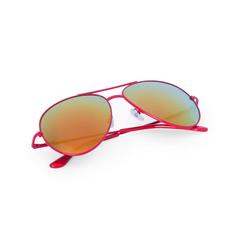 Vue Lunettes de Soleil Kindux de couleur rouge| Krokrodeal
