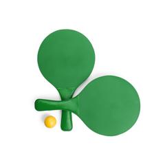 Vue Raquette Plage Faluk de couleur vert| Krokrodeal