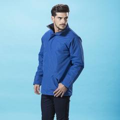 Vue Parka Flogox de couleur bleu| Krokrodeal