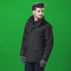 Vue Parka Flogox de couleur bleu| Krokrodeal