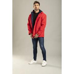 Vue Parka Flogox de couleur bleu| Krokrodeal